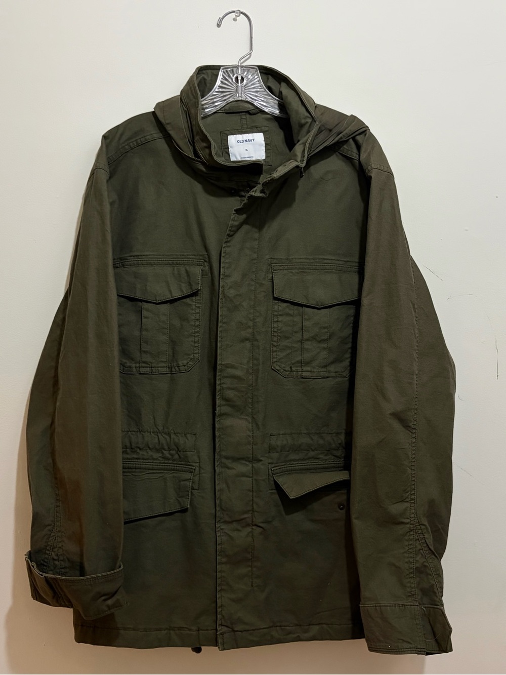 Old Navy Olive Green Field Jacket Womens Size XL